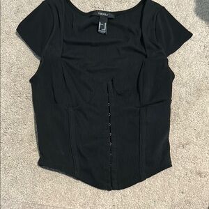 Forever 21 Black corset top